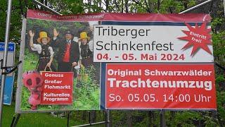 TRIBERGER SCHINKENFEST - ORIGINAL SCHWARZWÄLDER TRACHTENUMZUG Triberg Germany- 2024-05-05 -Komplett