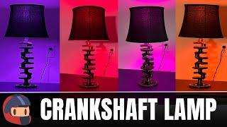 Make A Lamp From A Motorcycle Crankshaft