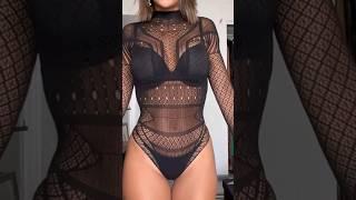 $2 SHEIN Mesh Bodysuit is a Must Have #tryon