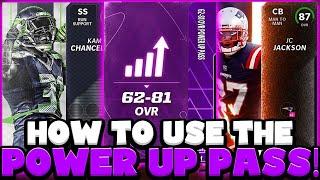 HOW TO USE A POWER UP PASS HOW TO EQUIP AND ACTIVATE ABILITIES MADDEN 22 ULTIMATE TEAM
