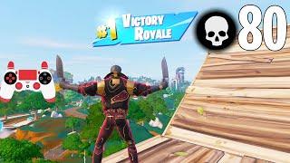 80 Elimination Solo vs Squads Wins Full Gameplay Fortnite Chapter 4 Season 2  PS4 Controller