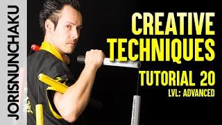 Nunchaku freestyle tutorial 20  Creative Techniques  LVL Advanced  Joris vd Berg