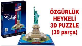 ÖZGÜRLÜK HEYKELİ 3D PUZZLE YAPIMI STATUE OF LİBERTY 3D PUZZLE MAKİNG
