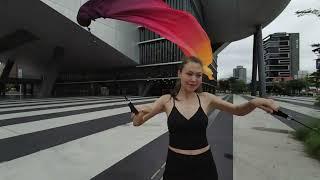 Veil Poi Dancer Albi Alieva - Taipei Performance Art Center VR 180 3D Rem Koolhaas