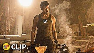 Tony Stark Builds Mark I Armor - First Suit Up Scene  Iron Man 2008 Movie Clip HD 4K