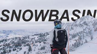 skiing at SNOWBASIN in 2024