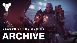 Destiny 2 Cutscene Archive Season of the Worthy Season 10