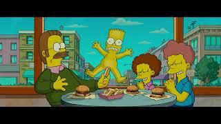 Simpsons movie HD 1080p  Bart naked scene movie clip 2007