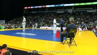 The 5th Karate World Cup 18 man heavyweight 4 Secinski-Shimamoto