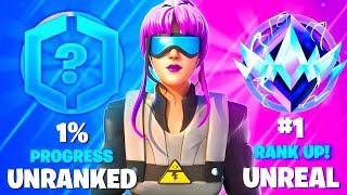 Unranked To Unreal WORLD RECORD Speedrun Fortnite Ranked