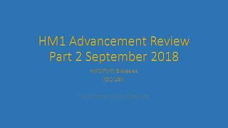 HM1 September 2018 Advancement Exam Review 2