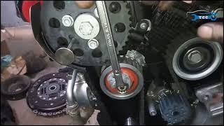 how to properly install timing belt a car Skoda rapid vw vento ameo Polo  vw Skoda Audi