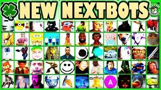 NEW 55 ST.PATRICKS EVADE NEXTBOTS & Their ORIGINS AND SOUND STORIES  OVERHAUL Mar 2024 Roblox