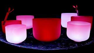 Tibetan Crystal Singing Bowls  Remove ALL Negative Energy