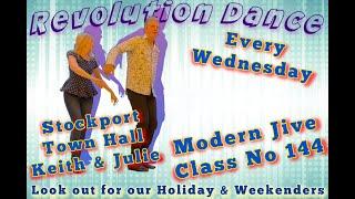 A lovely dance class no 144 Revolution Dance includes a lovely Salsa type move Keith MJ INT Class