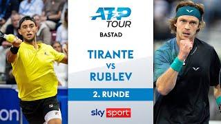 Thiago Agustín Tirante vs. Andrey Rublev - Runde 2  Nordea Open 2024  Highlights-Sky Sport Tennis