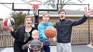 LAST TO MAKE BASKETBALL TRICK SHOT LOSES  Match Up