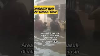 Alhamdulillah banjir di Bekasi sudah surut #banjir #bekasi