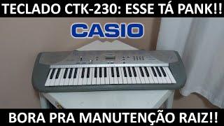 Teclado Casio CTK-230 Não liga Manutenção