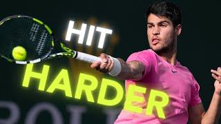 How To HIT HARD In Tennis without missing