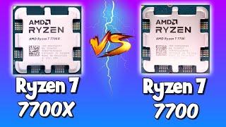 Why Pay More? AMD Ryzen 7 7700X vs Ryzen 7 7700