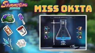 Solve Miss Okita Serums Quest  Find All Six Ingredients To Comibine Blue & Pink Serum