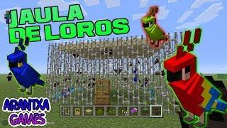 Como hacer una jaula de loros en Minecraft  Arantxa Games