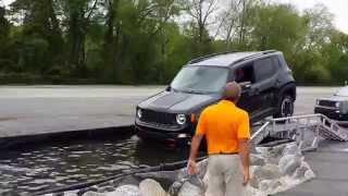 2015 Jeep Renegade Test course