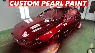 THE BEST PEARL PAINT JOB  Custom Soul Red Crystal 46V  1992 Honda Civic VX Build Project Ep 6