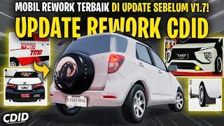 REVIEW MOBIL REWORK PALING BAGUS DI CDID UPDATE SEBELUM V1.7 - Car Driving Indonesia Roblox