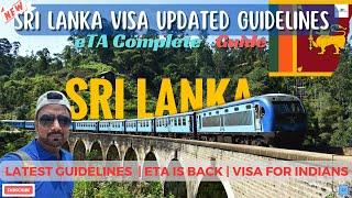 Sri Lanka Visa Free eTA for Indians  Latest Visa UPDATE  Visa on Arrival Discontinued  2024