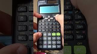 Casio fx-991ES PLUS. Original test...Please subscribe.️️