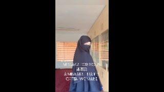 Pious sister Mehrmah Khimar tutorial  Easy Hijab #easy #simple #khimar#jilbab