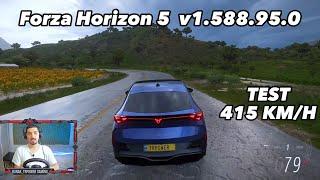 FORZA HORİZON 5 YENİ GÜNCELLEME GELDİ  ELEKTRİKLİ ARABA CUPRA TAVASCAN 415 KMH HIZ DENEMESİ