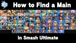 How To Find Your Main  Smash Ultimate Guide