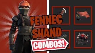 FENNEC SHAND COMBOS  FORTNITE SKIN REVIEW