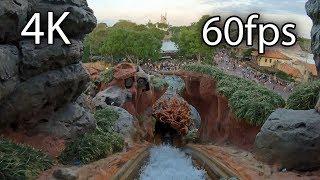 Splash Mountain front seat on-ride 4K POV @60fps Walt Disney Worlds Magic Kingdom