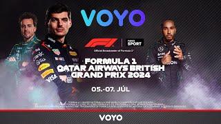 F1 Veľká cena Británie na Voyo - 5.-7. júla 2024 - Formula 1 naživo aj zo záznamu na Voyo