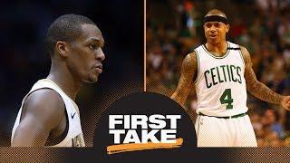 First Take reacts to Rajon Rondo saying Celtics should not honor Isaiah Thomas  First Take  ESPN