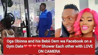 Oga Obinna and his Bebii Dem wa Facebook on a Gym Date️️️️Shower Each other with LOVE ON CAMERA