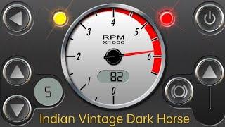 Indian Vintage Dark Horse 1800cc V-Twin Top Speed Test
