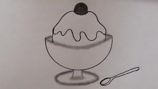 ‍️DRAWING TRICK‍️HHOW TO DRAW AN ICE CREAMEASY DRAWING#icecreamdrawing @TamilNewArt