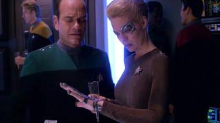 Seven of Nine gets drunk  HD Upscaling  Video Enhance AI  Star Trek Voyager - Timeless