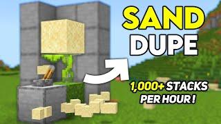 BEST WORKING SAND FARM in 1.21 Minecraft Bedrock 