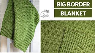 CROCHET Big Border Crochet BLANKET 9 sizes  easy CROCHET pattern tutorial by Winding Road Crochet