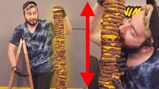 50 KATLI HAMBURGER KULESİ YAPTIK *Rekor*