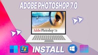 Adobe Photoshop 7.0  How To Install Adobe Photoshop 7.0 In Windows 781011 Complete Process 2024