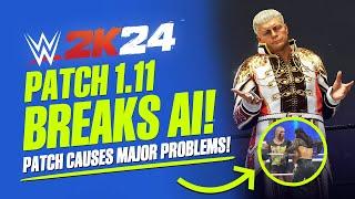 WWE 2K24 Patch 1.11 Has Broken The Game Full Details & Patch Notes