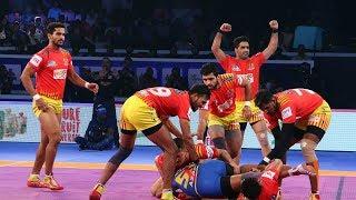 Pro Kabaddi 2019 Qualifier 2  Gujarat Fortunegiants Vs UP Yoddha Hindi