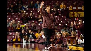 Press Conference Whalen Steps Down as Head Coach of Gopher Women’s Basketball